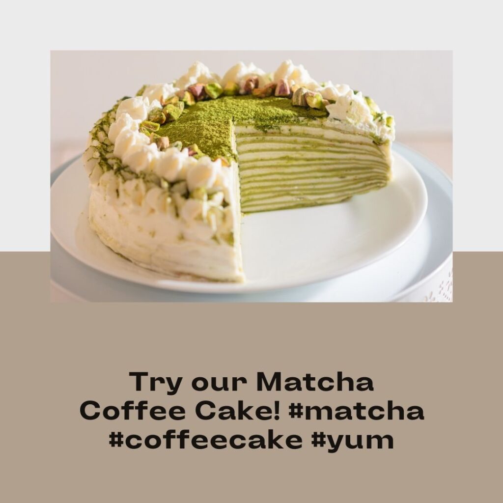 Matcha Coffee Cake