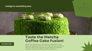 Matcha Coffee Cake